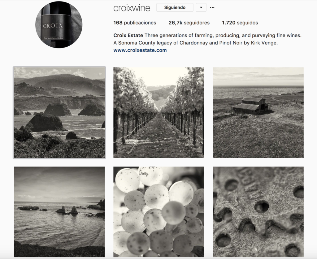 Croix wine Instagram