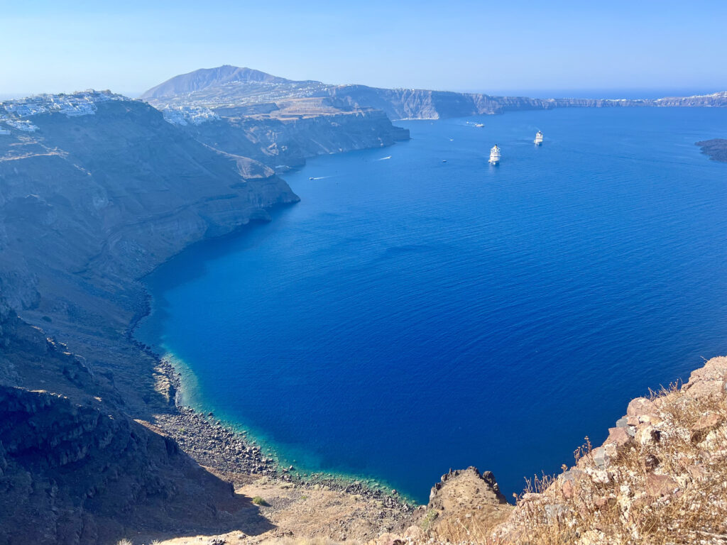 View from Skaros rock