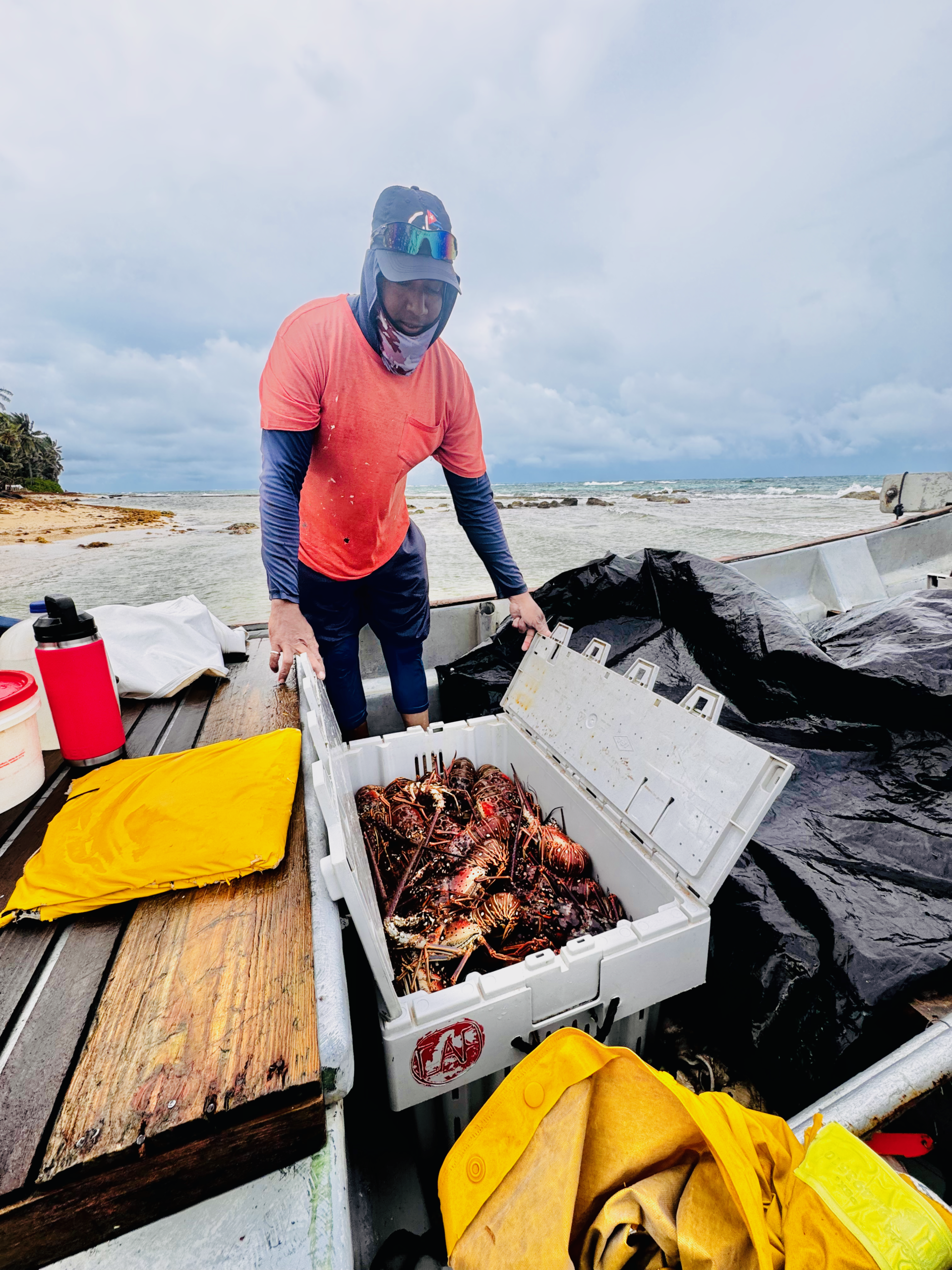 Catch of the day on Big Corn Island.