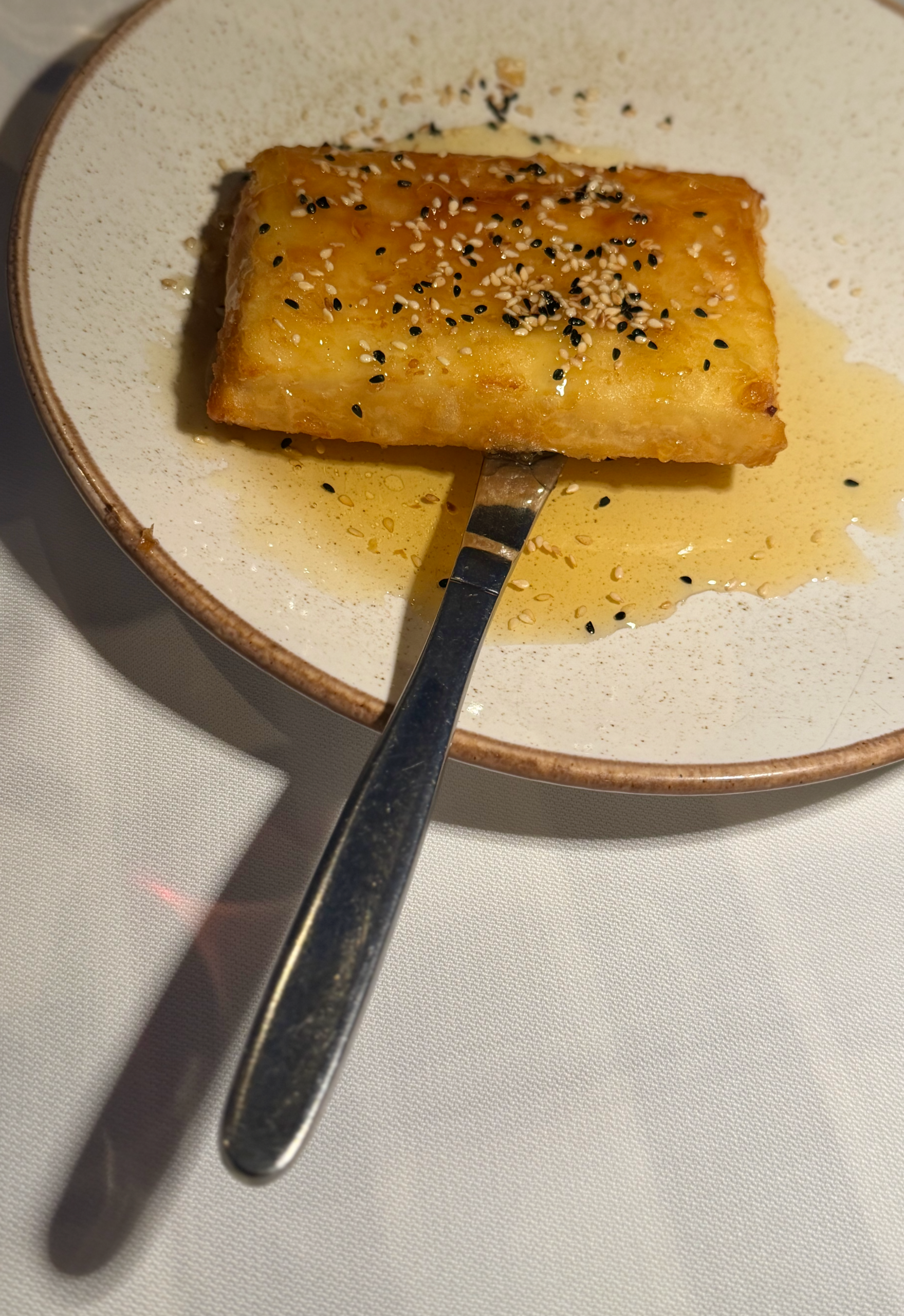 Feta Cheese Ravasaki at Elaia Restaurant