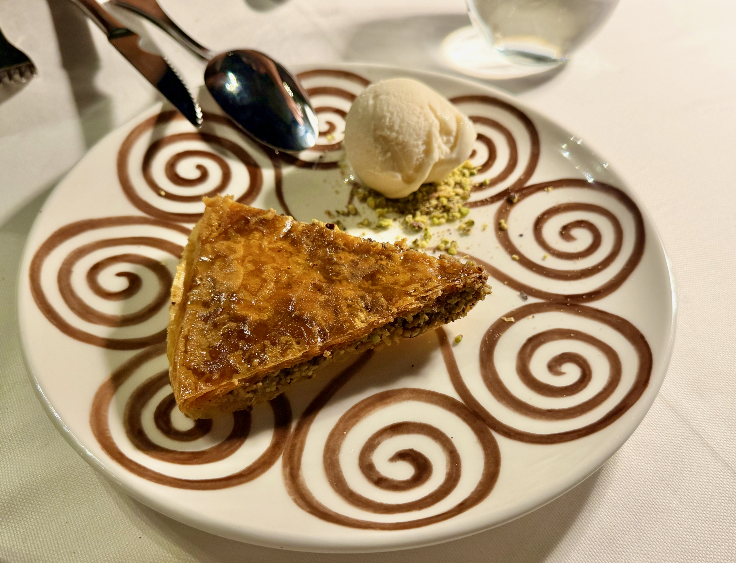 Homemade Baklava at Dionysos Zonar’s