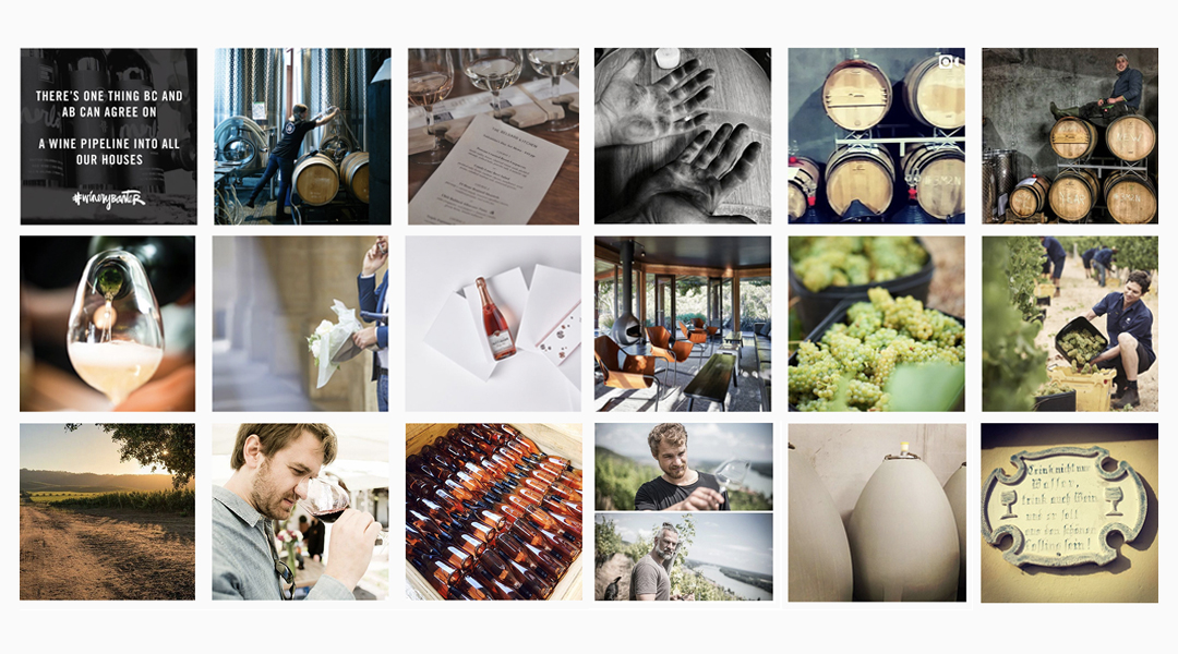 instagram for wineries
