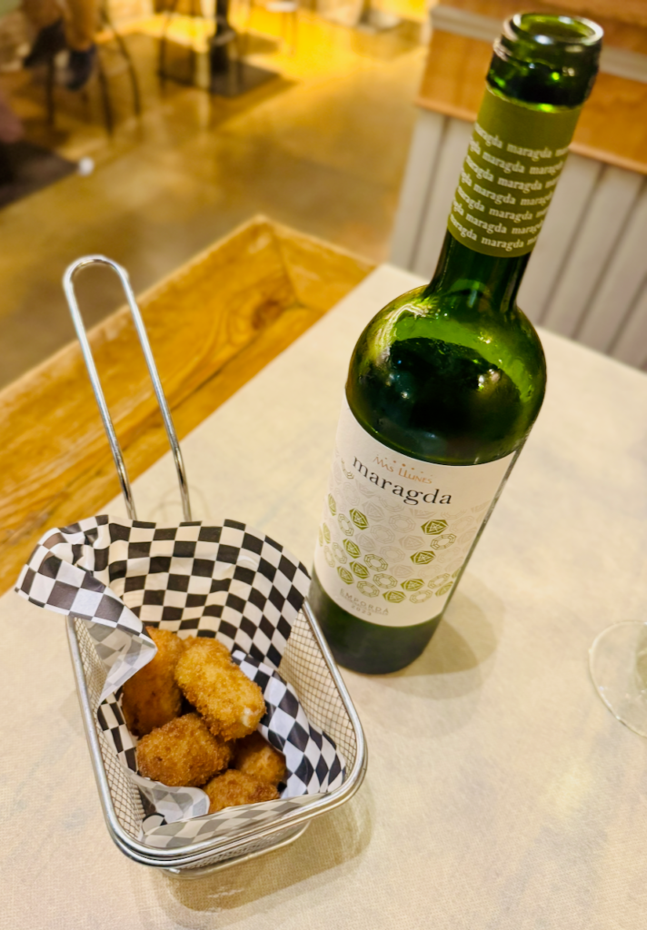 Granada Vins seafood croquettes
