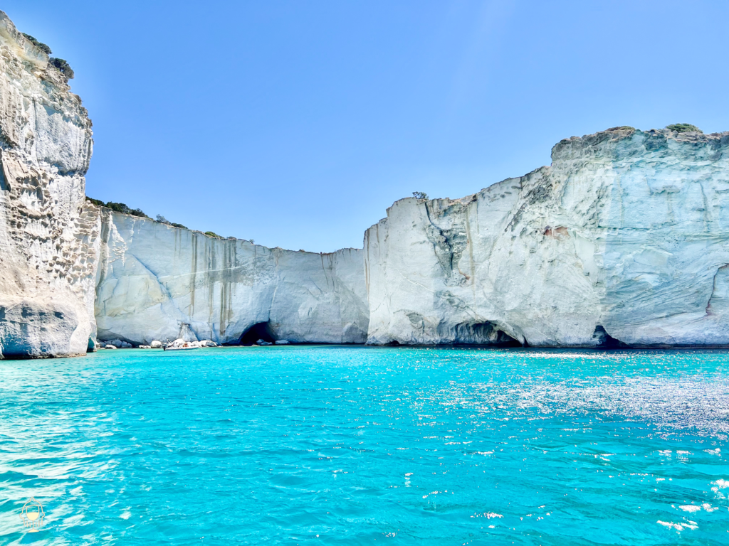 Kleftiko in Milos, Greece.